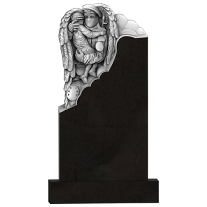 Памятник гранитный военным V-02 размер 120*60 см