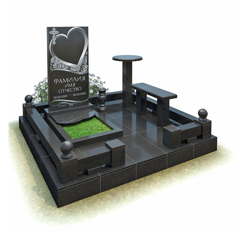 Мемориальные комплексы из гранита габбро G118