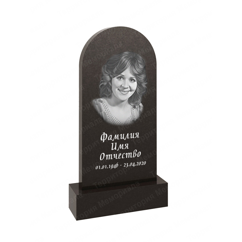 Памятник из гранита стандартный KL20 форма геометрия