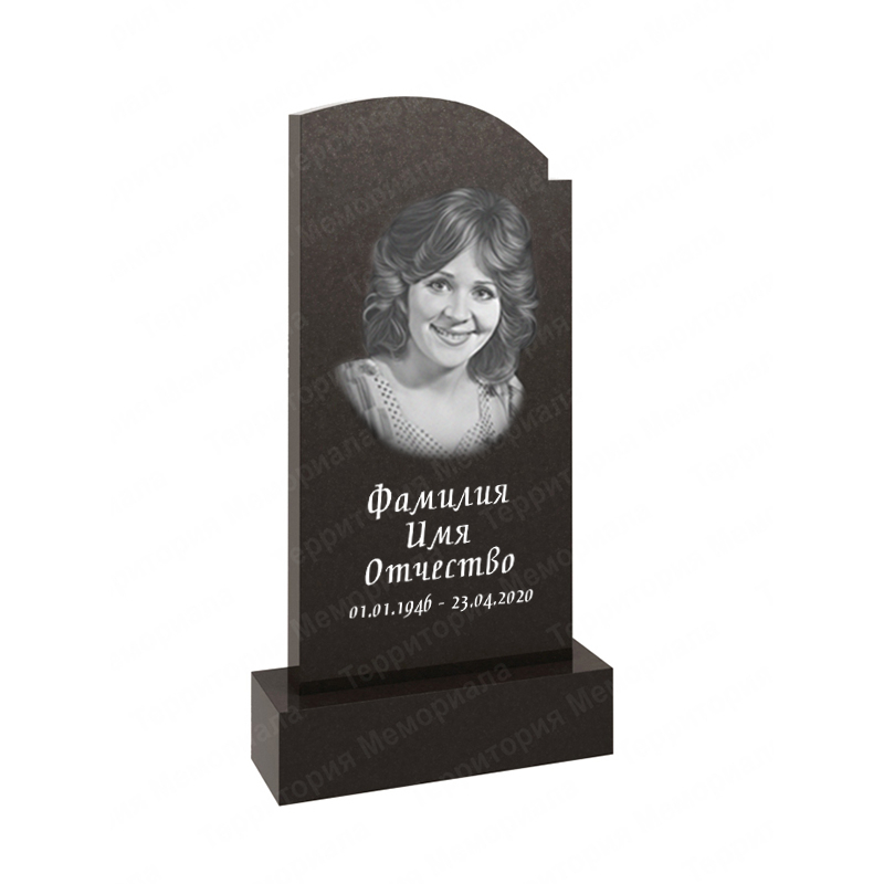 Памятник из гранита стандартный KL42 форма геометрия