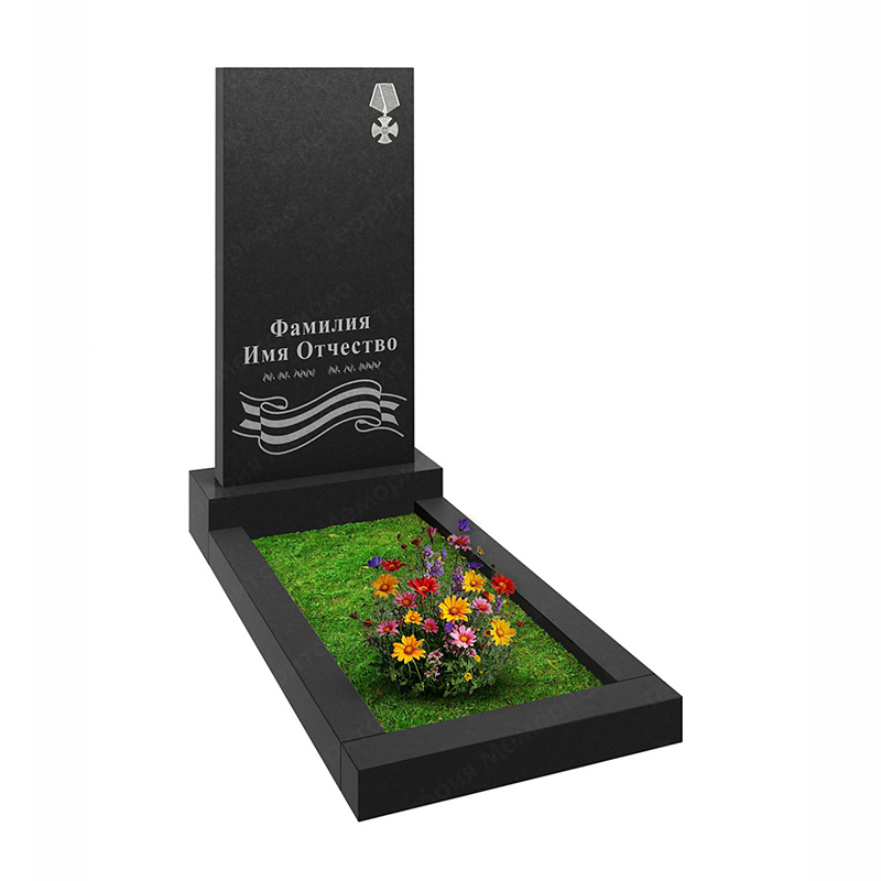 Памятник для военных V-496в размер от 80*40*5 см