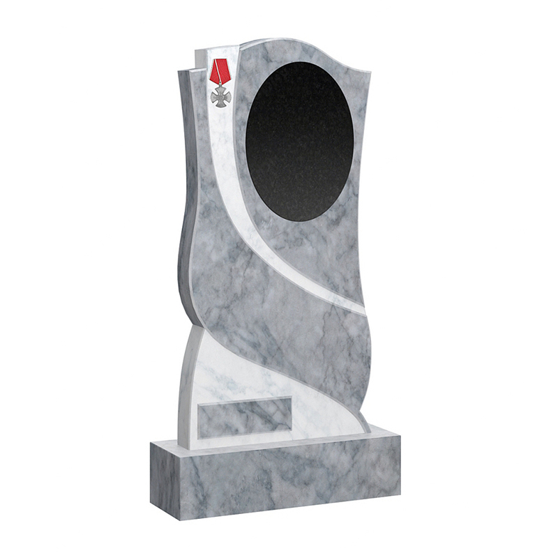 Памятник для военных VM-24в с портретной плиткой размер от 100*45*7 см