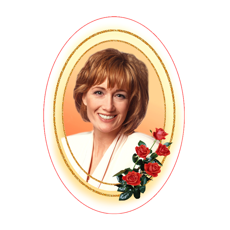 Фотокерамика цветная MO-05 для памятника размер 13×18 см металл