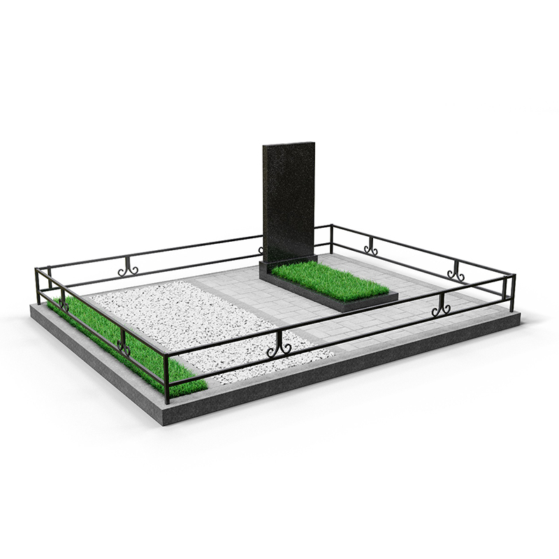 Мемориальный комплекс с тротуарной плиткой BIM206